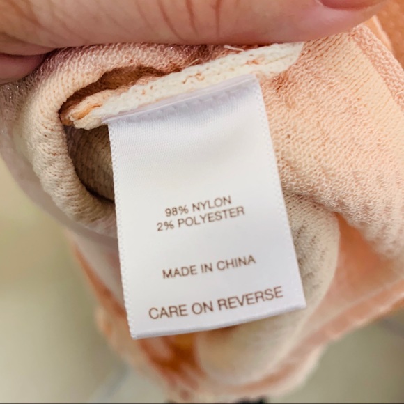 Eva Mendes peach sweater wiggle dress medium - Picture 7 of 8